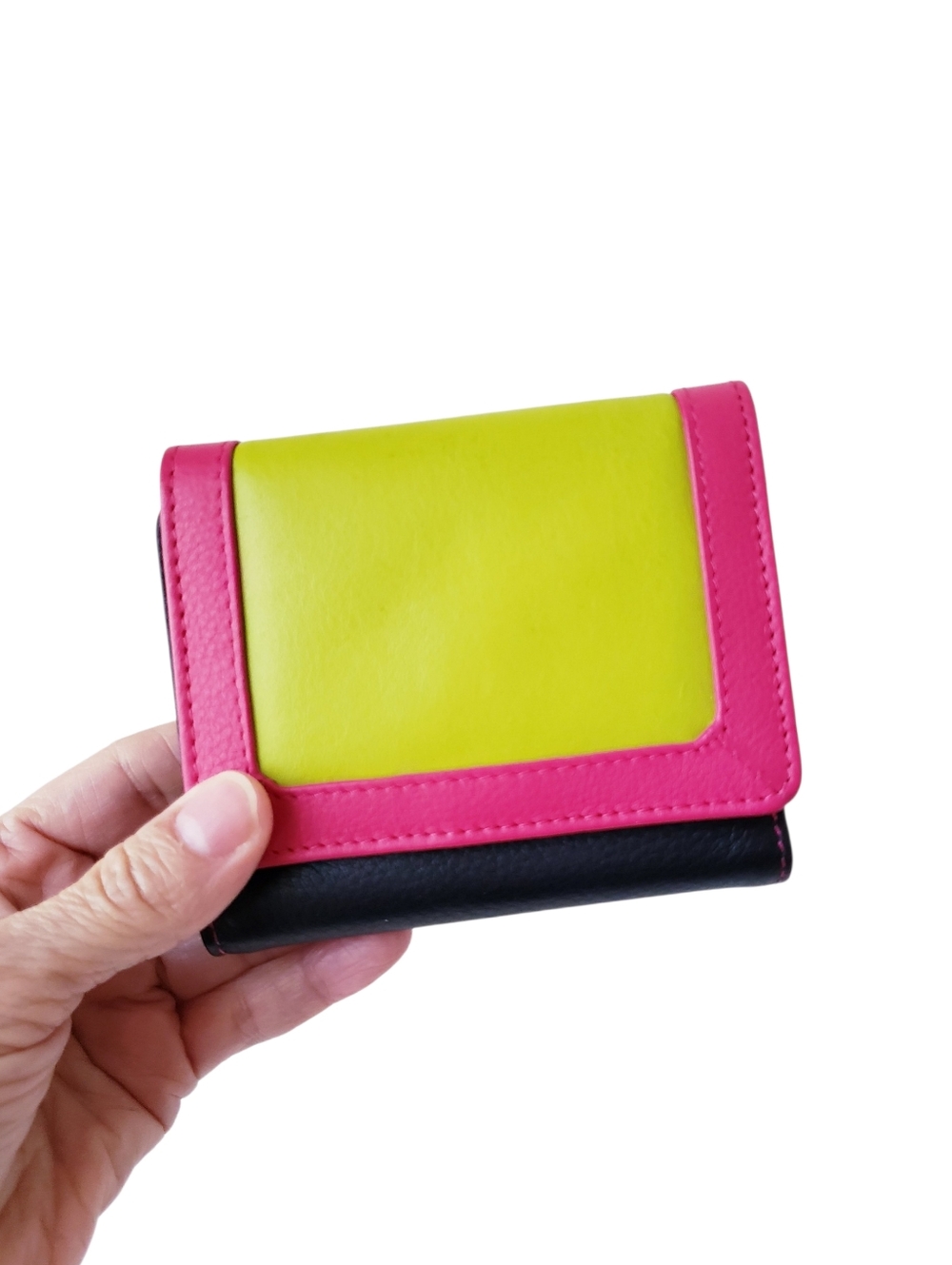 Vintage Colorful Small Trifold Wallet
